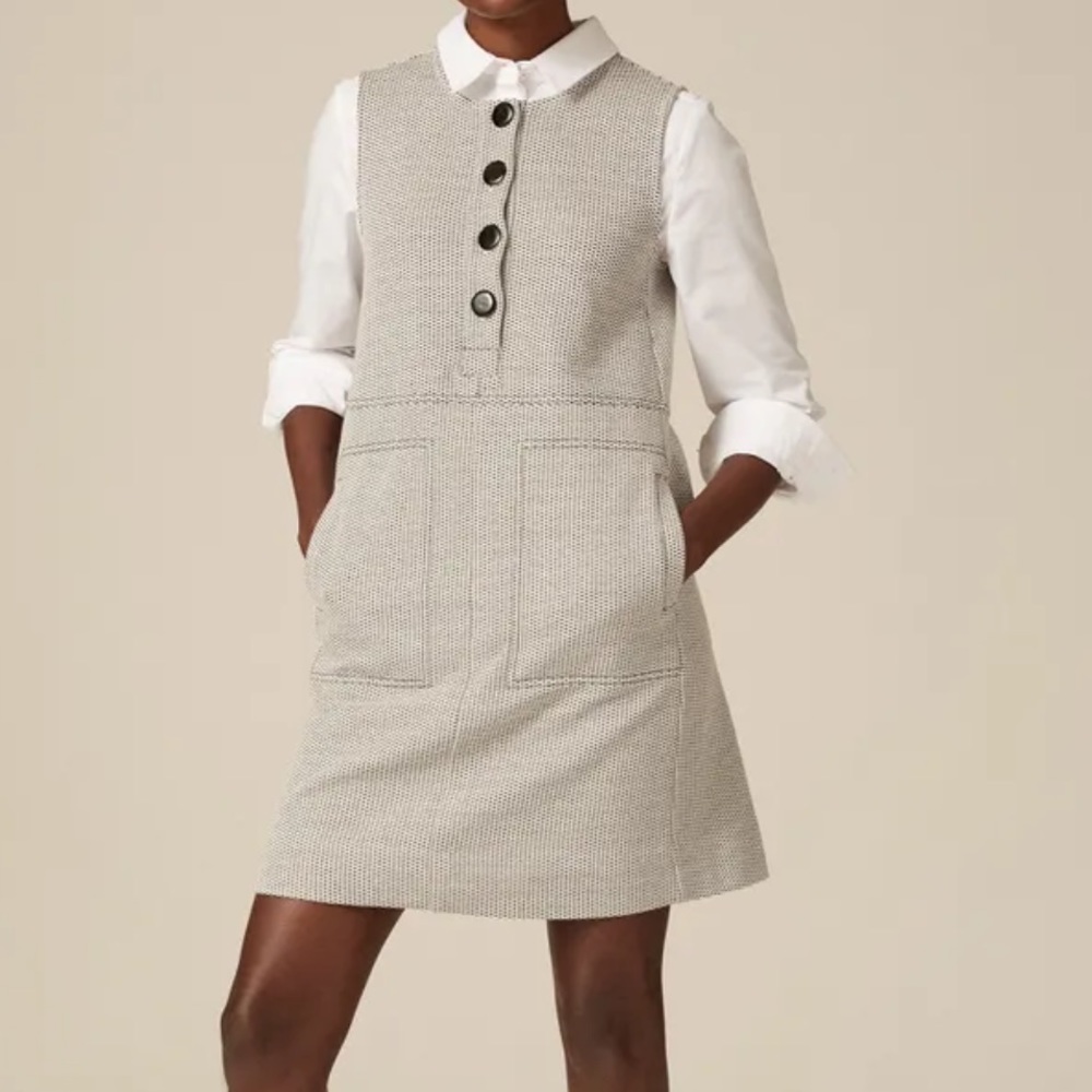 ME+EM Jacquard Sleeveless Shift Dress